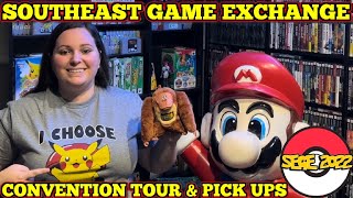 Southeast Game Exchange (SEGE) Videogame Convention 2022 - RARE SEGA CABINET plus more & Tour!