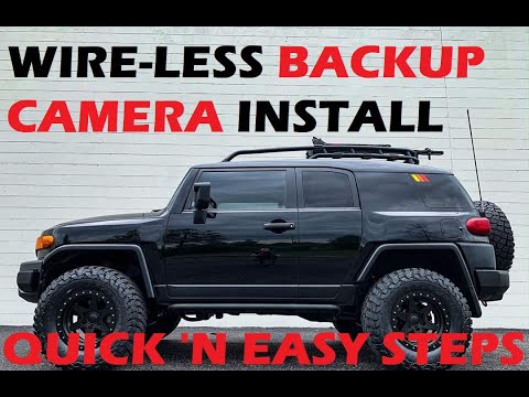 Wireless Backup Camera Installation FJ Cruiser (or any) | Easy steps | AUTO VOX| Toyota FJ Cruiser |