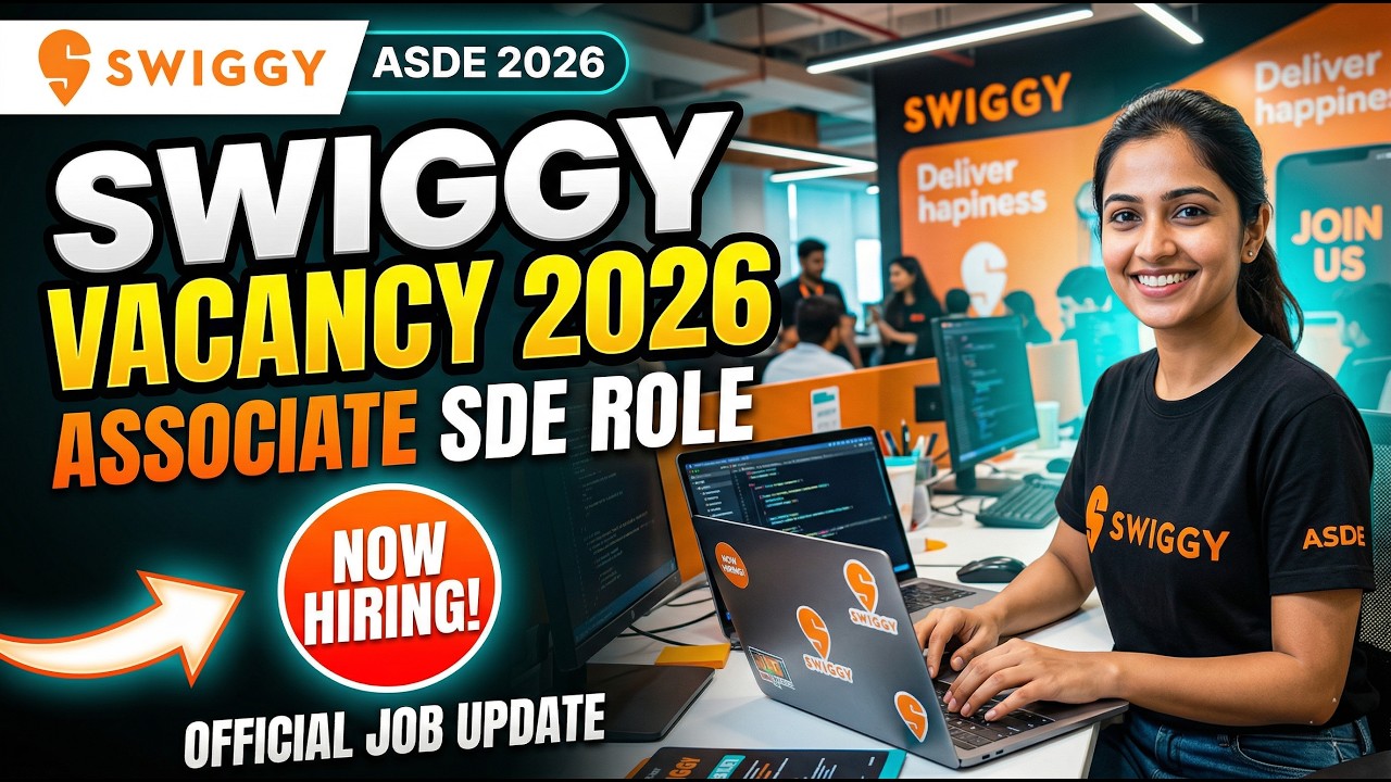Swiggy Careers 2026 🚀 Hiring Freshers | Associate Software Development Engineer | Apply Now.