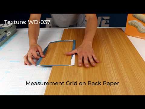 Artesive WD-037 Light Beech Opaque effect - Texture Model of Self-adhesive Film