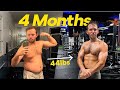 Insane 4 month body transformation (Heath Hussar)