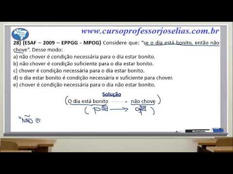 QUESTÃO 28   LÓGICA   ESAF