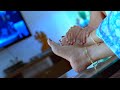 Actress Roja Beautiful Golden Anklets Feet Massage