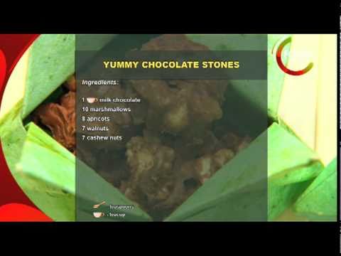 How to cook Chocolate Stones -Sunita Rodrigues - Food first channel - yummy quick n easy to cook