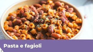 PASTA E FAGIOLI: Ricetta classica