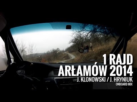 Rajd Arłamów 2014 - J. Klonowski / J. Hryniuk - onboard mix