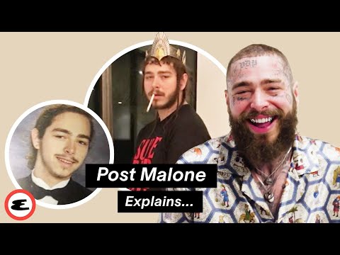 Post Malone Drinks A Bud Light & Talks Jorts and Feet  | Explain This | Esquire