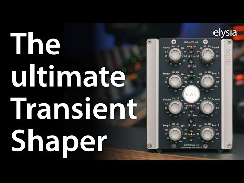 Elysia nvelope 500 Stereo / Dual-Mono 500 Series Impulse Shaper / Dynamics Processor Module 2010s - Blue image 5