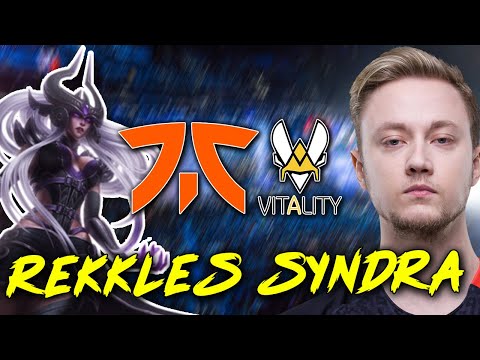 LOCURA TOTAL!! REKKLES LA ROMPE CON SYNDRA || FNATIC VS VITALITY || LEC 2020