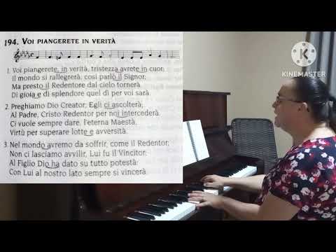 Hino 194 CCB em Italiano - Voi piangerete in verità