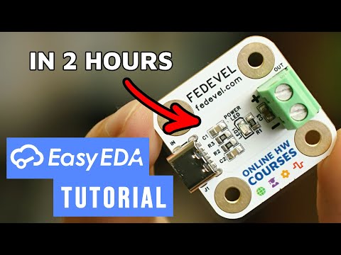 Easy & Quick EasyEDA Tutorial - USB-C Power Supply Design + Box in 2 Hours
