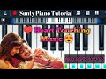 How to play Theri movie bgm on piano | Theri movie sad love background music piano tutorial |