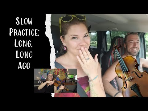 Long, Long Ago Slow Practice Violin Suzuki Book 1
