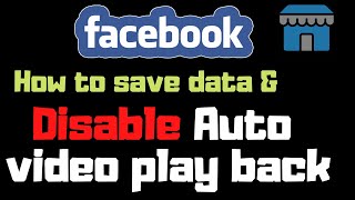 how to stop auto play videos on facebook