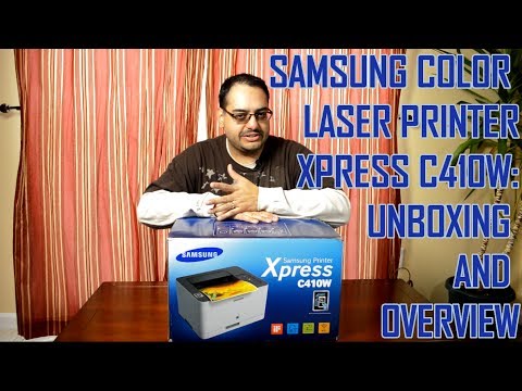 Samsung Color Laser Printer C410W Overview