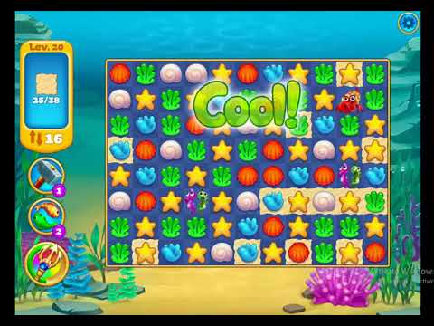 Seascapes Tritos Match 3 Adventure Level 20