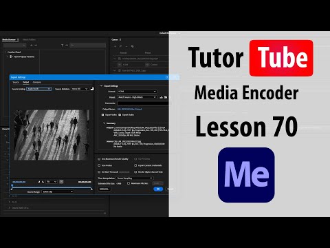 Adobe Media Encoder Lesson 1 Understanding the Interface