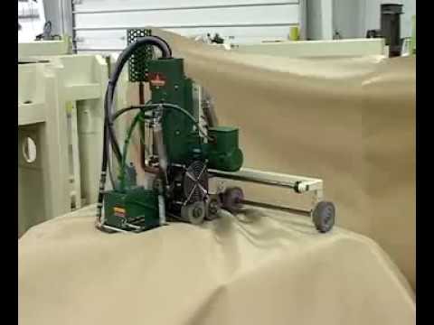 Hot Air & Hot Wedge Welding of Tarps & Geomembranes | Throatless 104