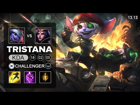 Tristana vs Leblanc Mid - KR Challenger - Patch 13.13 Season 13