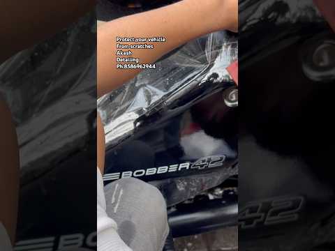 Jawa bobber 42 ppf lamination 100% original 3m Karol Bagh #karolbagh #shorts #3m #ppf #lamination