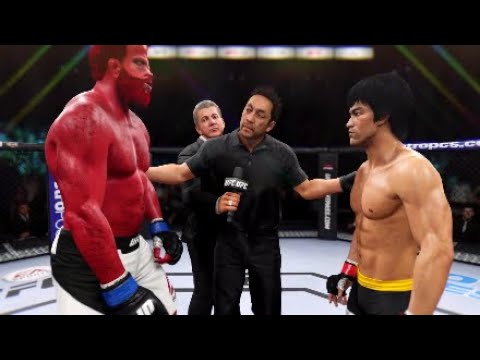 Bruce Lee vs. Red Bigfoot - EA sports UFC 2