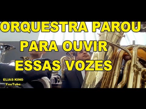 A ORQUESTRA PAROU PARA OUVIR ESSAS VOZES 🙌🙌🙌 HINO 218 CCB HINÁRIO 5.