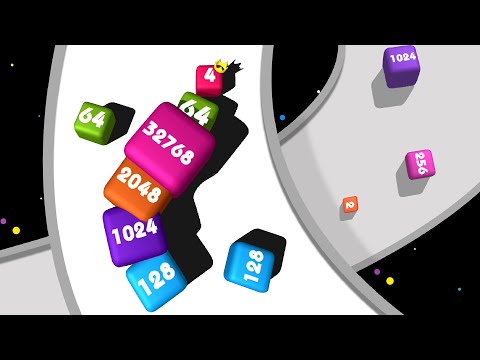 2048 Snake 3D (CUBE MERGE) Unlock 32768 | Part 2 - Android Gameplay Walkthrough