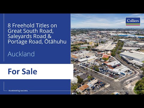 1-5 Great South Road, 4-8 Saleyards Road & 90 Portage Road, Otahuhu, Auckland City, 0房, 0浴, Warehouse
