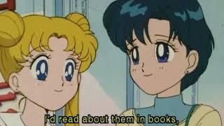 Usagi and Ami goes for a window shopping