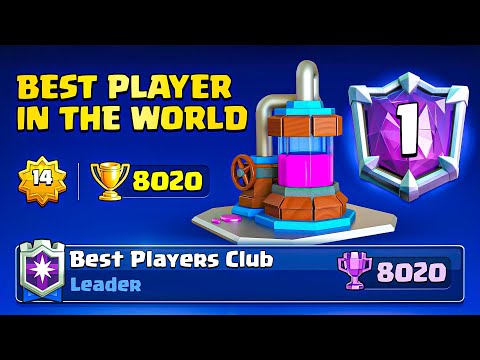 He got 8000 TROPHIES w/ this *BROKEN* DECK! 🥇