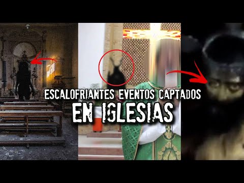 The chilling video recorded in a church