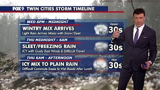 MN weather: Rain, snow and icy conditions in forecast