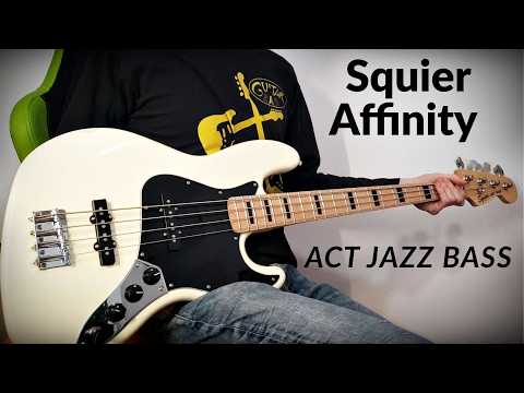 Squier Affinity ACT Jazz Bass - Olympic White image 10