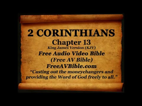 47. 2 Corinthians Complete 1-13, King James Version (KJV) Free AV Bible Read Along Bible Narration 2