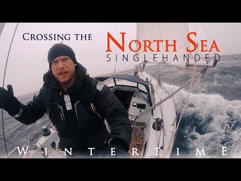 Crossing the North Sea Singlehanded. WINTERTIME.