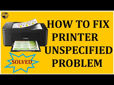 Printer Problem Fix UNSPECIFIED DEVICE on Windows | Printer Install Drivers