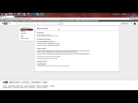 comment modifier l'url de sa chaine youtube