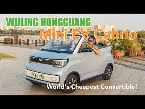 The World's Cheapest EV Convertible Is Delightfully Awful (Wuling MINI EV Cabrio)
