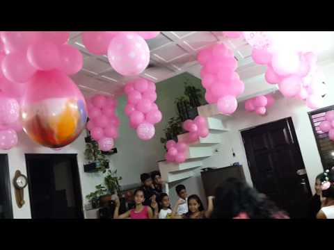 Birthday party of Siddhi on 7th october