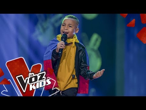 Millan sings De lao` a lao’  - Blind Auditions | The Voice Kids Colombia 2019