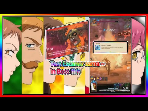 Test Hero Escanor in Boss Ifrit Collabs 7Ds x Tensura Worth It ga yaa - The Seven Deadly Sins Grand