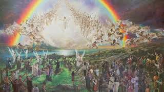 Jesus Second Coming With his Angels - Animated background