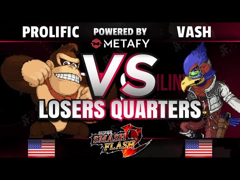 FPS4 Online - Prolific (Donkey Kong) vs. Vash (Falco) - SSF2 Losers Quarters