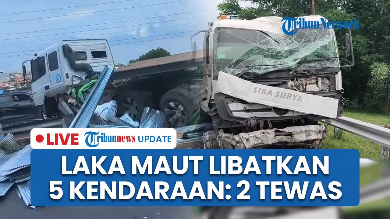 LIVE: Kecelakaan Beruntun di Tol Gayamsari Semarang Melibatkan 5 Kendaraan, 2 Orang Tewas di TKP