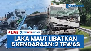 LIVE: Kecelakaan Beruntun di Tol Gayamsari Semarang Melibatkan 5 Kendaraan, 2 Orang Tewas di TKP