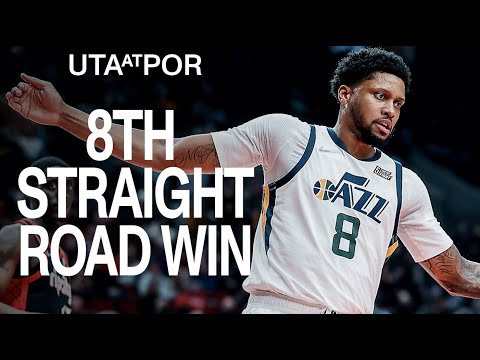 Jazz complete PERFECT road trip, crush Blazers ' UTAH JAZZ