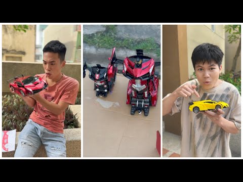Toy Car Race 🏎️ Transforming Car - Who Win ?🔥 by Su Hao #shorts