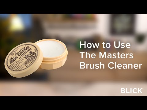Part of a video titled How to Clean & Preserve Paint Brushes | The Masters ... - YouTube