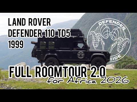 Land Rover Defender 110 Roomtour 2.0 mit Hubdach, neuem Innenausbau und 270 Grad Markise #africa2026