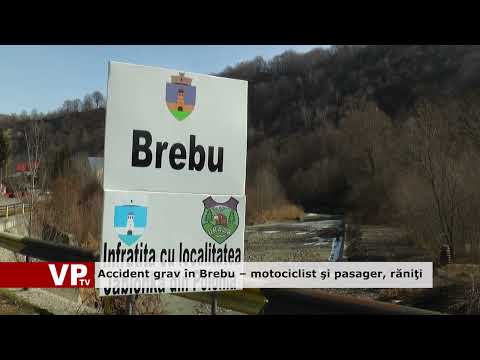 Accident grav în Brebu – motociclist şi pasager, răniţi